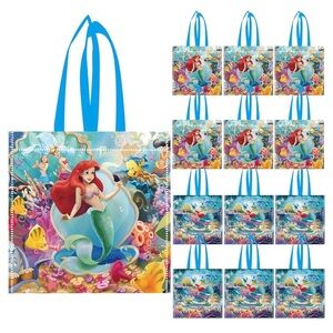 22 pcs non woven bags - Disney little mermaid